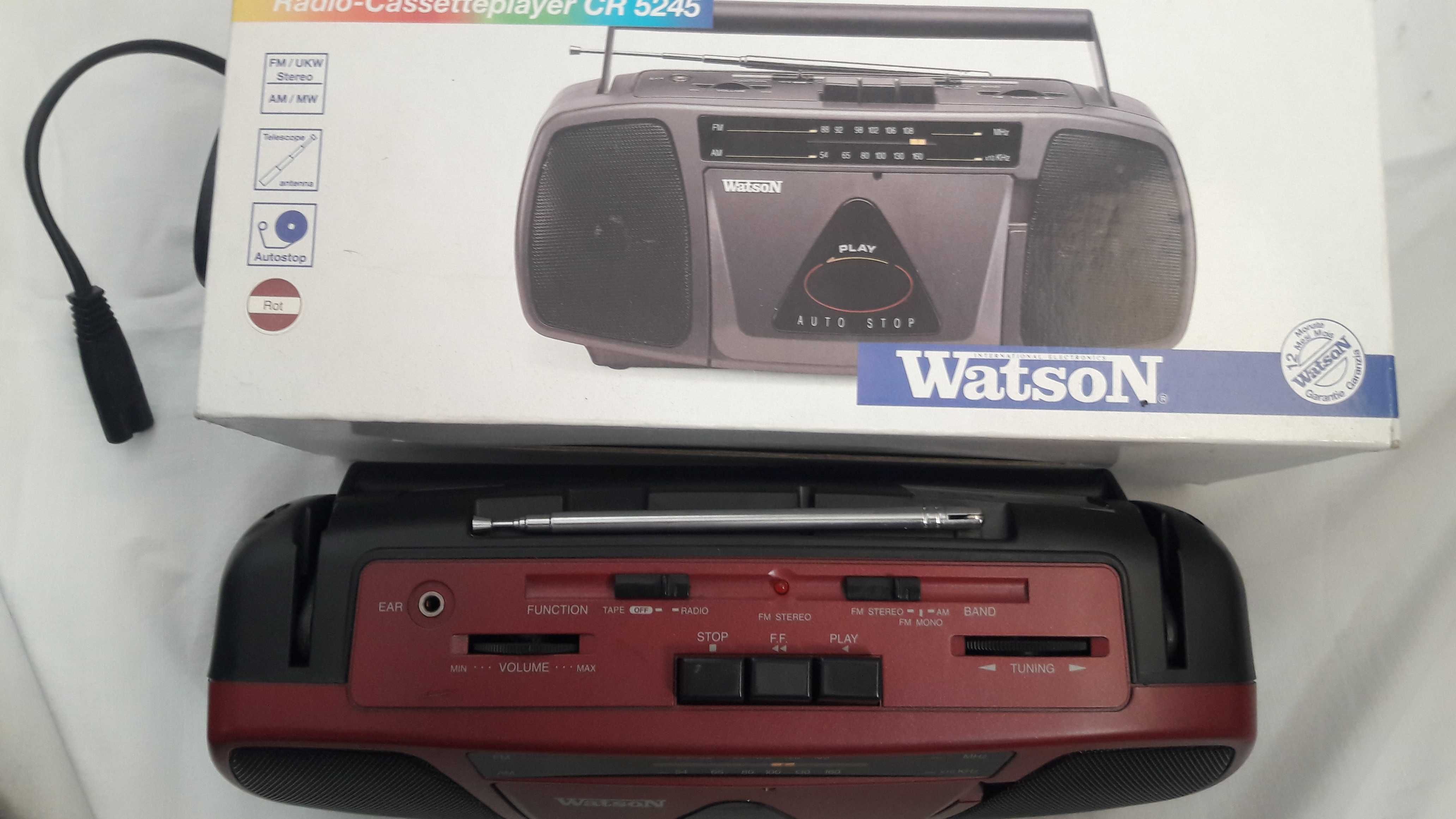 Radio caset Watson, nou, original