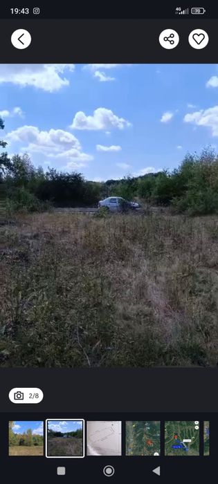 Teren extravilan langa padure