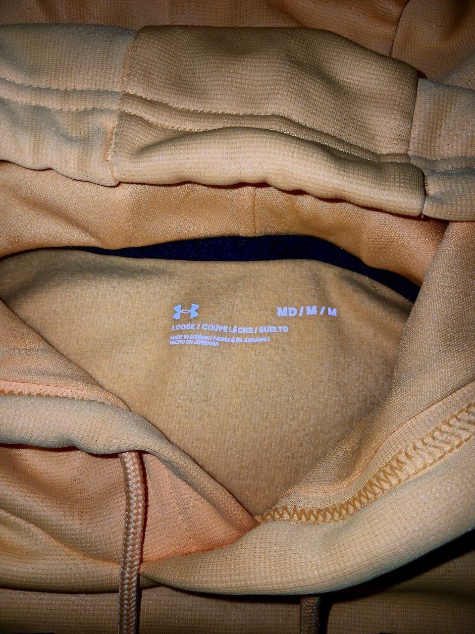 Из Америки, толстовка с капюшоном, бренда Under Armour