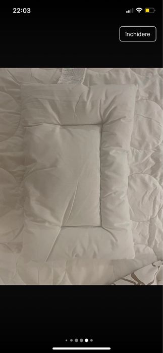 Plapuma si perna cu lenjerie pentru ele de la ikea