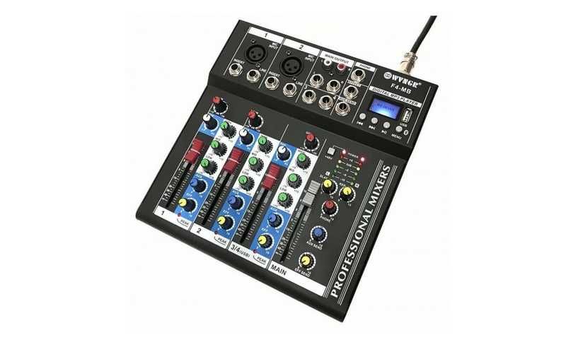 Mixer audio digital profesional ELS-F4MB 4 canale , Bluetooth