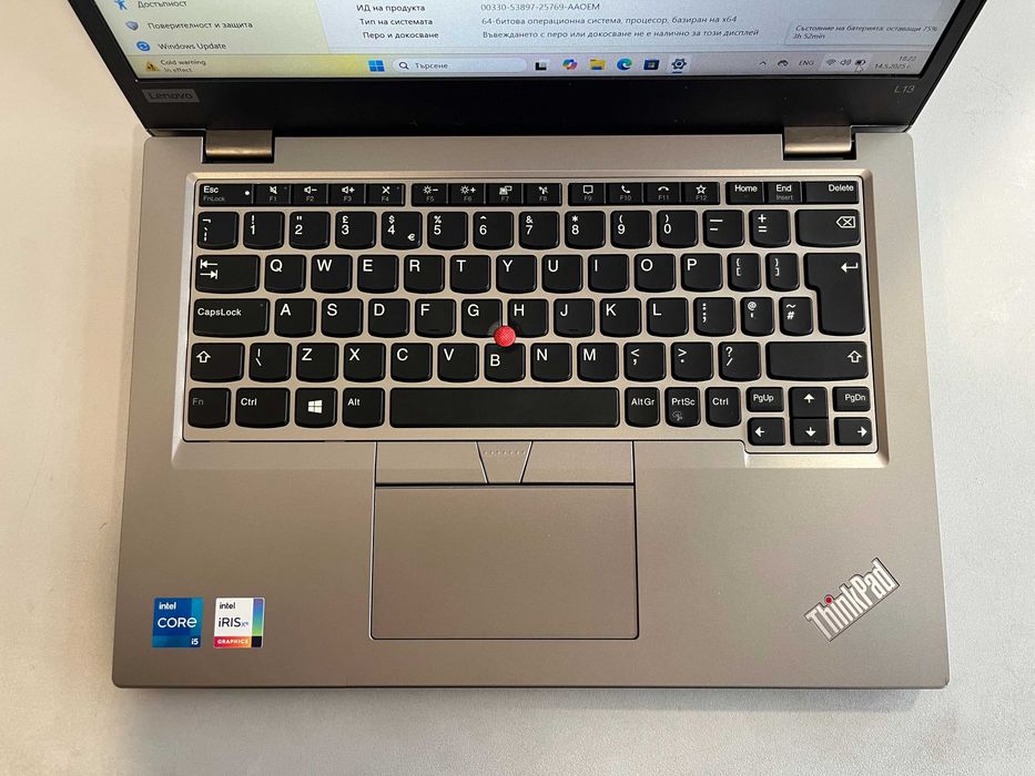 Lenovo ThinkPad L13 Gen2 i5-1135G7/8GB DDR4/SSD 256GB