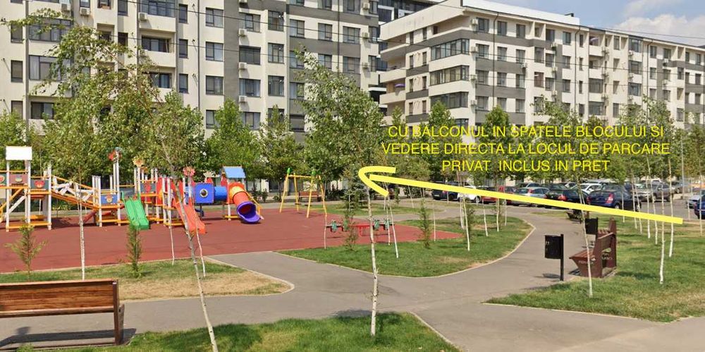 Apartament cu 2 Camere - Balcon - Bucatarie Separata - Parcare - Parc