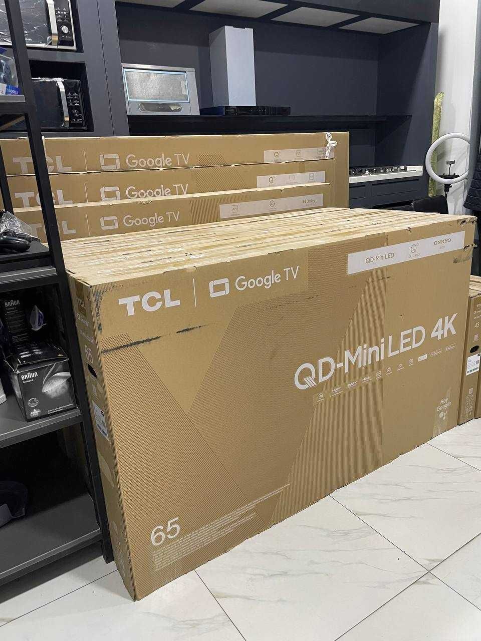 Телевизор TCL 75/85 4K UHD Google TV первый руками доставка бесплатно