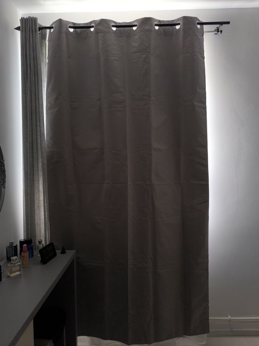 Draperii blackout gri