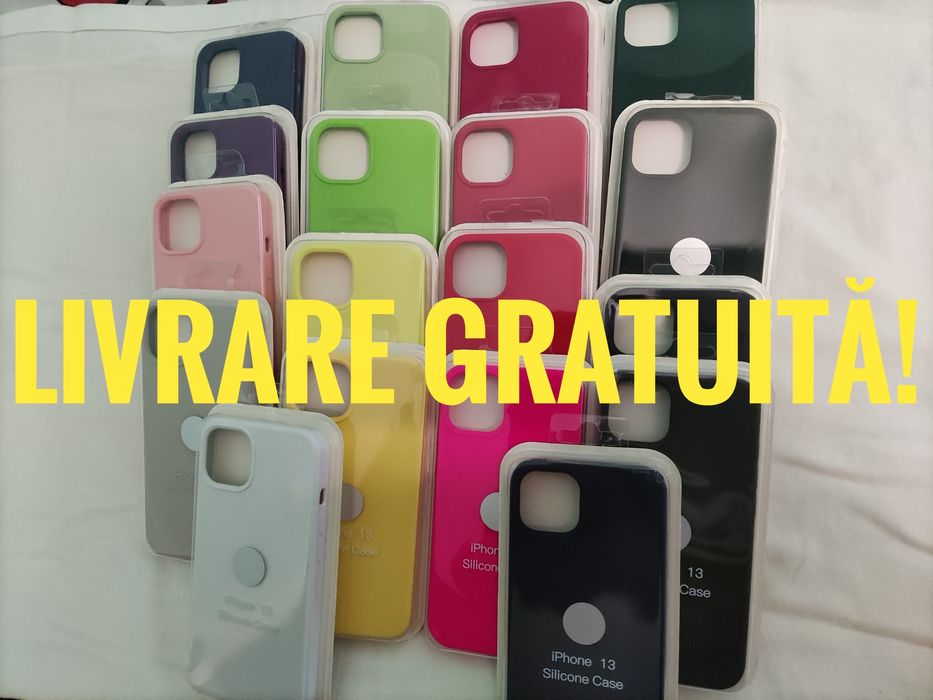 Husa iphone 14 16 plus 13 12 promax 15 17 air folie sticla privacy