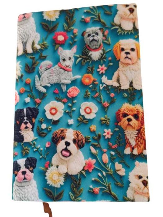 Калъф за книги с котки и кучета