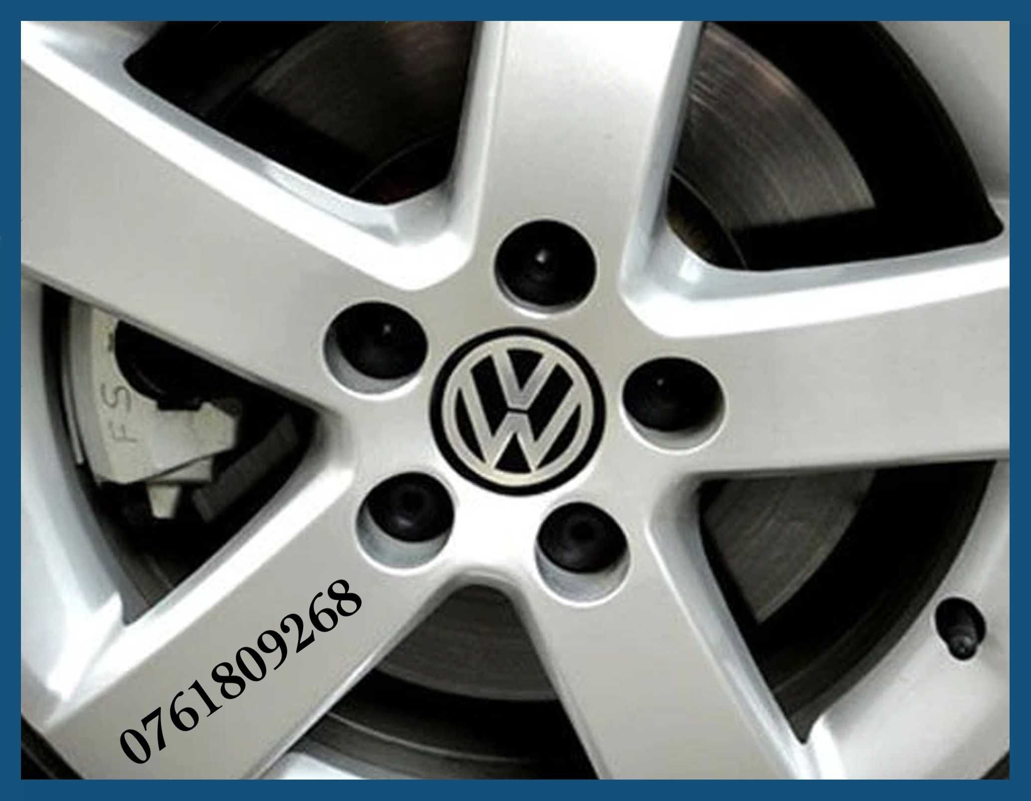 Set 4 capace 55mm 6N0601171 jante aliaj VW Golf Jetta Passat Fox Lupo