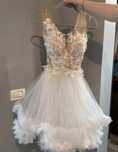 Rochie alba pentru evenimente speciale pret negociabil