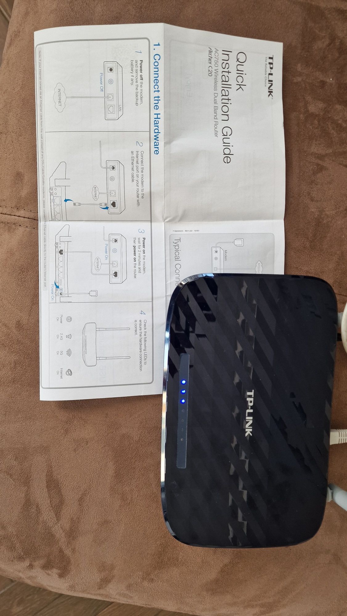 Router wireless Tp-Link AC750 Archer C20
