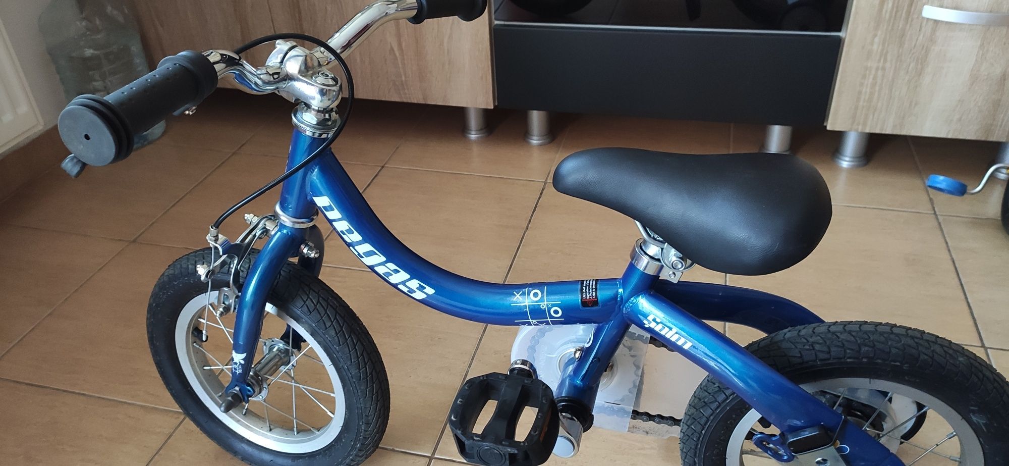 Bicicleta Pegas Soim 2in1 pentru copii, Albastra