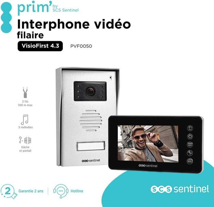 Videointerfon, SCS SENTINEL. VisioFirst 4.3 Smart Intercom