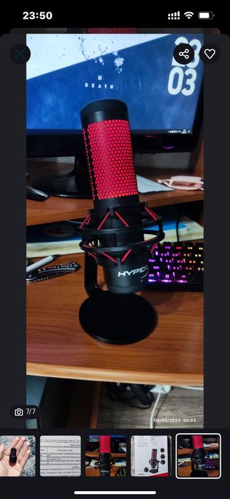 Микрофон HyperX quadcast