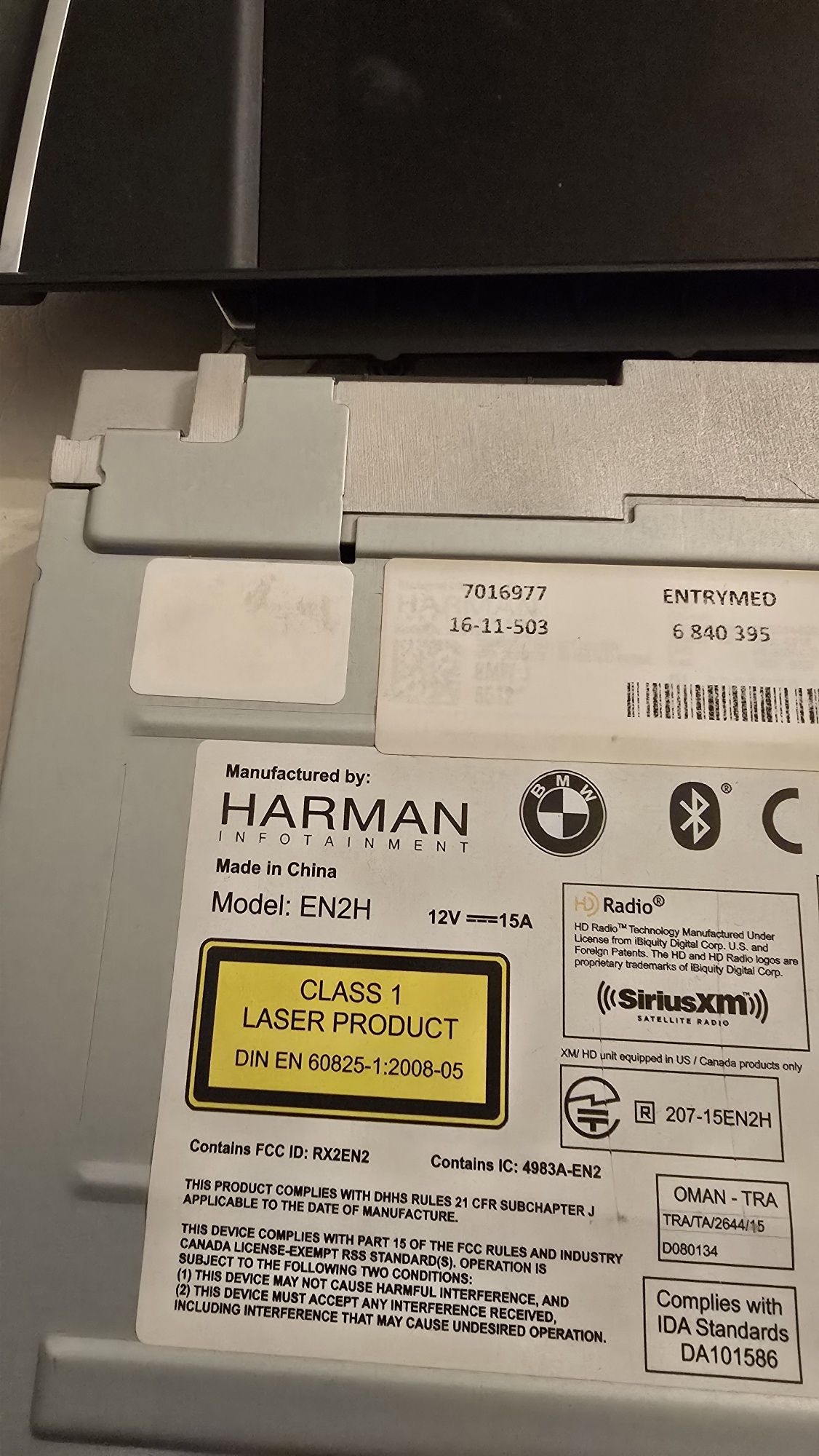 Harman NBT basic head unit EN2H мултимедия BMW X6 - F16,