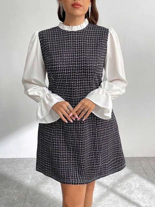 Елегантна рокля, Есенно -зимна рокля, Стилна рокля