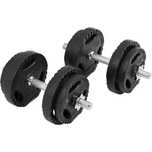 Set gantere reglabile din ciment cu grip de 20KG