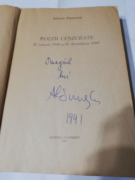 Poezii cenzurate - Adrian Paunescu