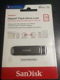 Memorie USB SanDisk iXpand Flash Drive Luxe 128GB, Type-C, Lightning c