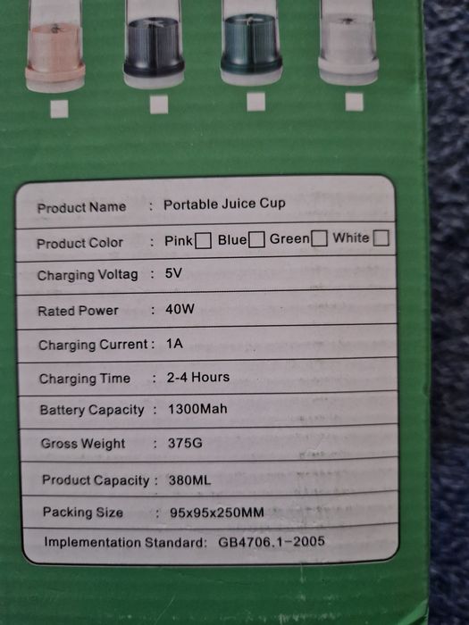 Miniblender cu incarcare USB