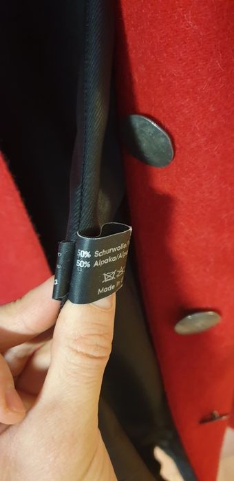 Palton lana ADMONT, hand made Germania, vintage, nou, 40