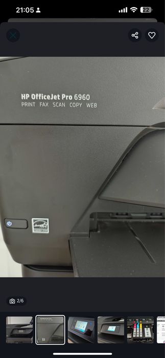 Monitor AOC + Imprimanta HP officejet Pro 6960