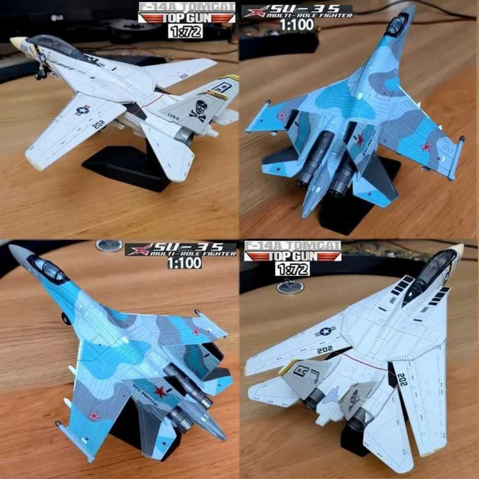 Macheta Avion F-14A / SU-35S scara 1:72 / 1:100 / 27cm/22cm