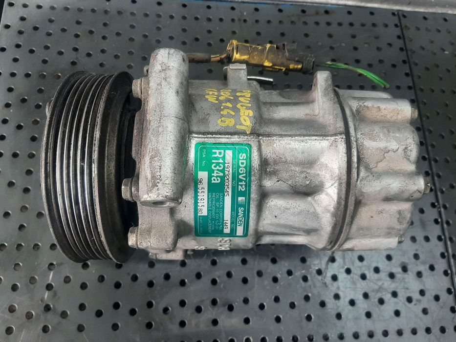 compresor ac citroen berlingo mf c2 c3 xsara peugeot 206 307 partner 9655191580