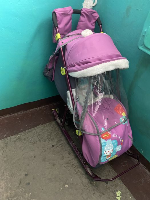 Продам санки на колесах