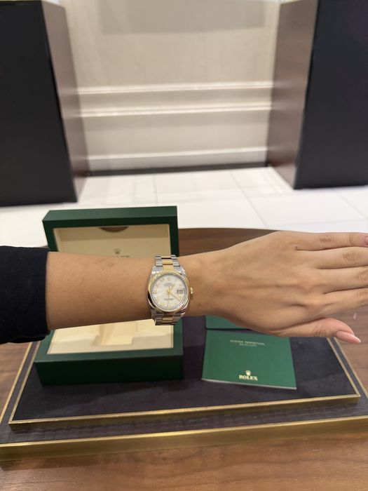 NEW Rolex Datejust 36mm Steel and Yellow Gold