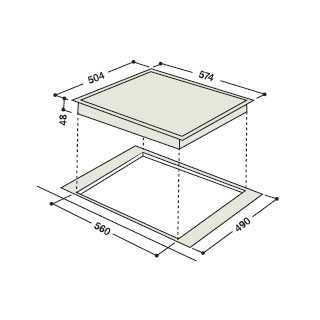 Стъклокерамичен плот за вграждане Hotpoint Ariston KRA 640 X