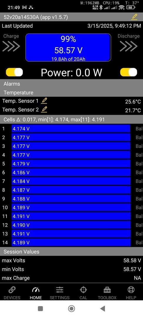 Smart BMS 7s 8s 9s 10s 11s 12s 13s 14S 15S 16S 17S + Bluetooth inclus