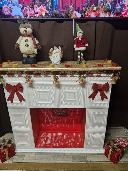 Șemineu decorativ poliester diverse modele