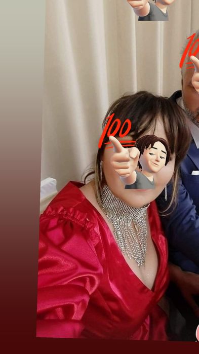 Rochie de seara,lunga cloș, , culoare roșu passion(culoarea sângelui)