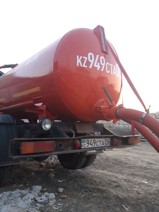 Откачка септика. 4 куб. Вакуум. Газ 53. Ассенизатор. Туалет