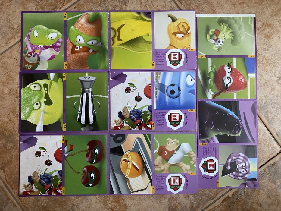 Стикери и карти Кауфланд Свежите супергерои