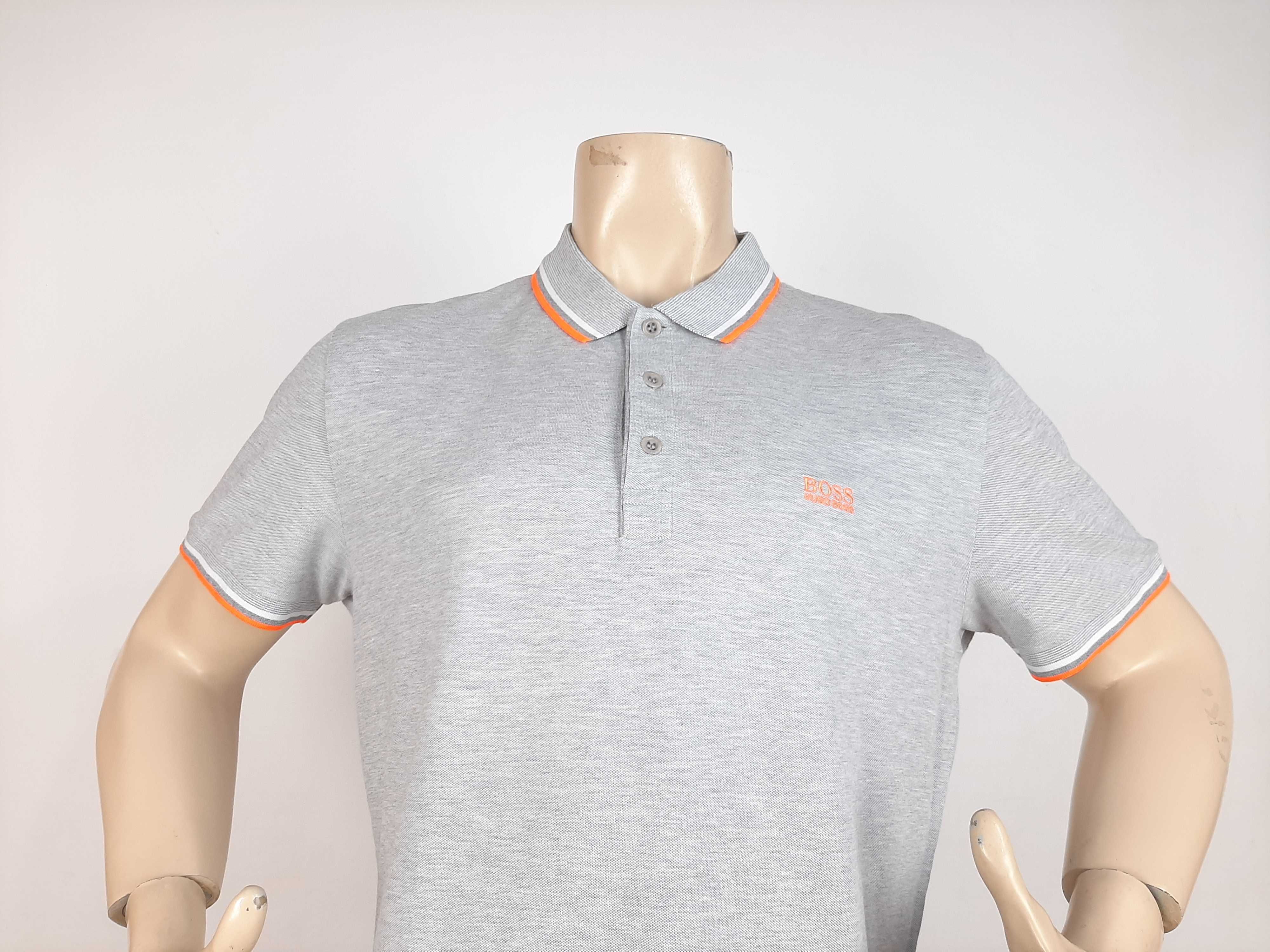 Hugo Boss Paddy 2 - Оригинална мъжка тениска с яка р-р XL