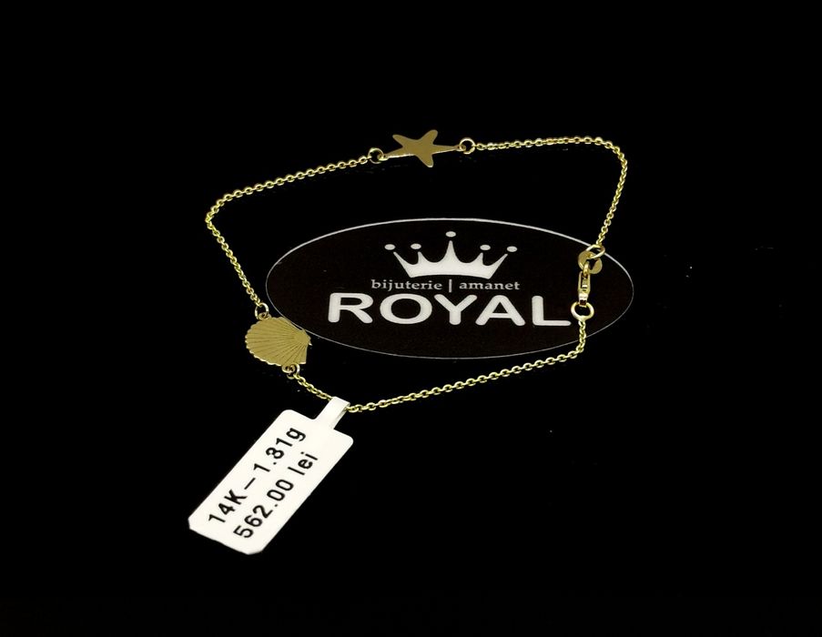 Bijuteria Royal bratara din aur 14k 1.31 gr