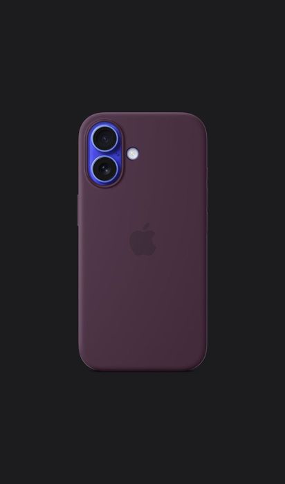 Оригинален Apple Калъф iPhone 16 Silicone Case with MagSafe - Plum
