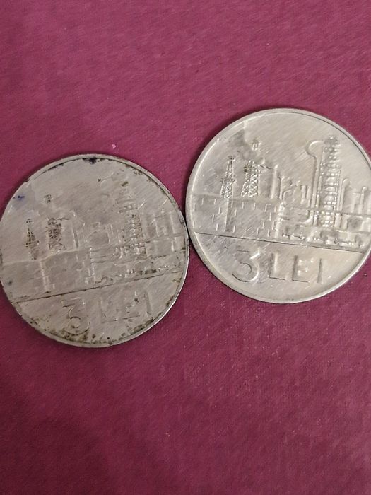 Moneda 3 lei an 1966