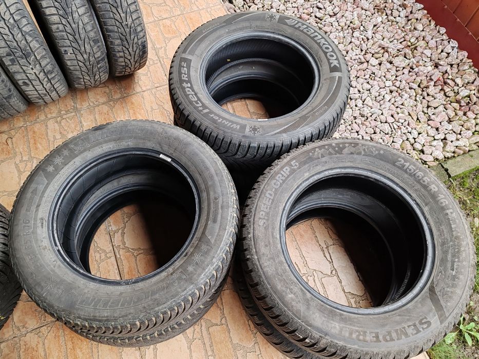 Vând cauciucuri 215/65/16 M+S seturi de câte 2 buc imp Germania