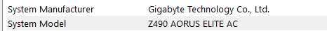 Kit Gaming aorus z490 elite ac+ i7 10700k stare impecabila