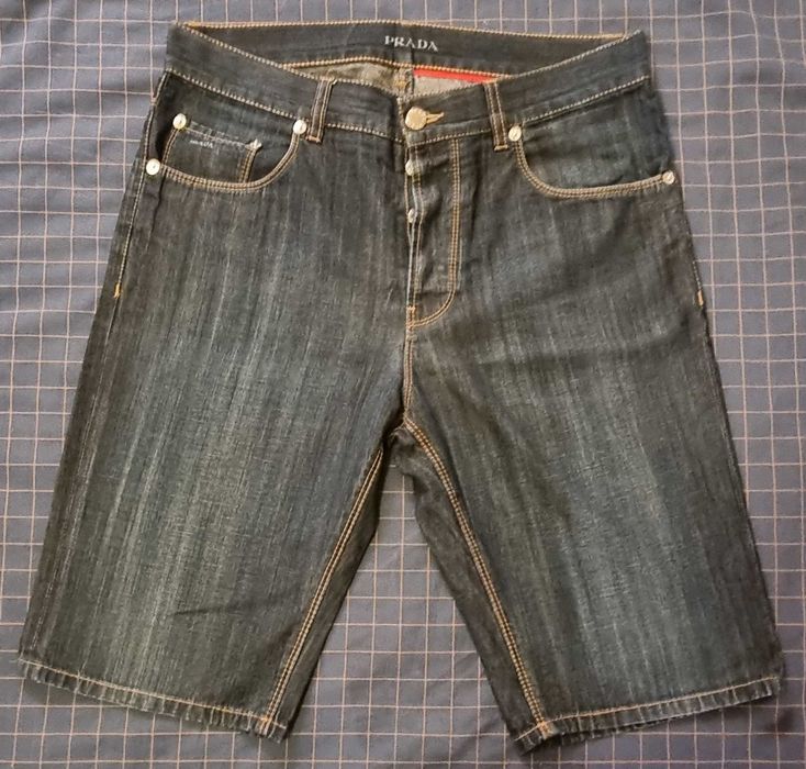 Pantaloni scurti denim Prada barbati marimea 30