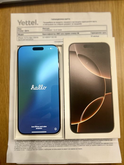 Iphone 16 pro Max 256 100% батерия 30 месца гаранция