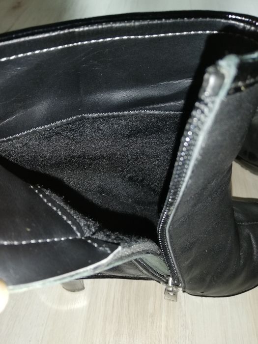 Есенни дамски боти от естествена кожа