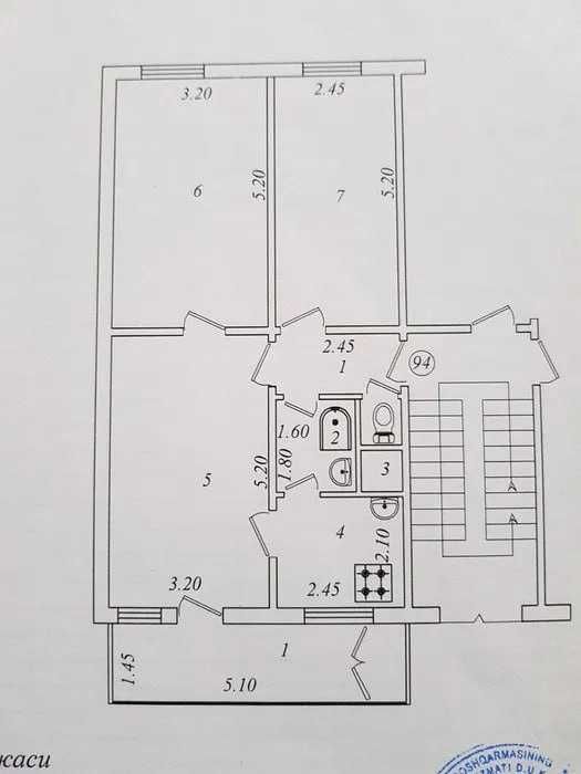 Юнусобод - 15 кв 3/3/4, балкон 1,5х6,  67 м2, метро Туркистон