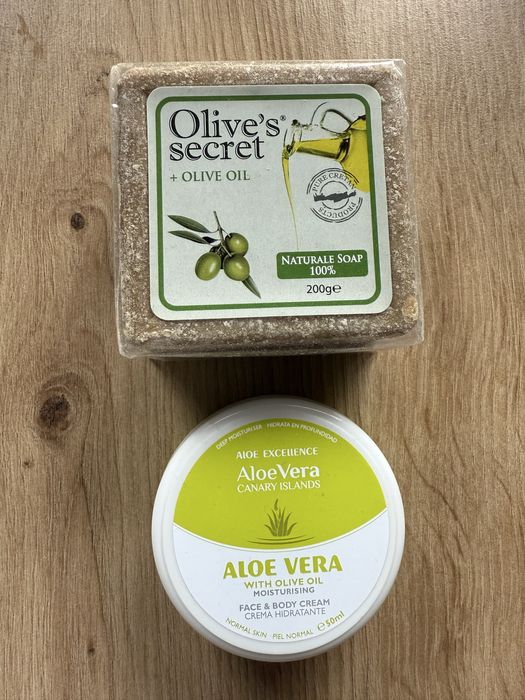 Sapun si crema de maini olive oil si aloe vera sigilate
