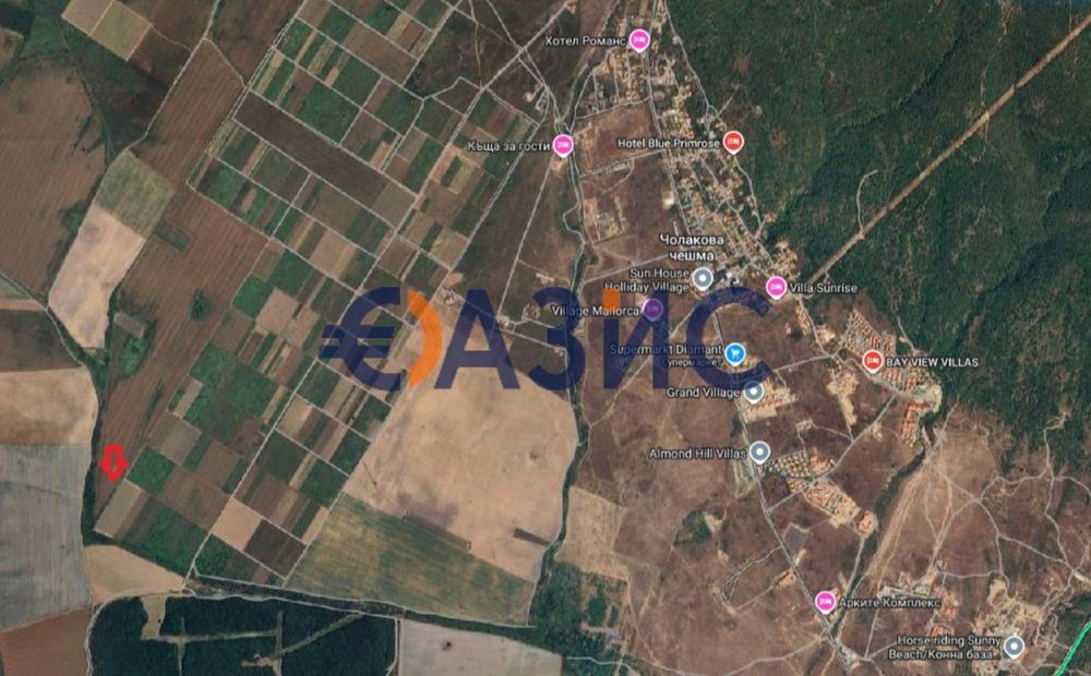 Парцел урбанинизиран, с. Кошарица 7601кв. м., цена 48000 евро