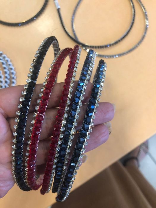 Диадеми с кристали с перли и кристали,диадеми с бляскави ушички