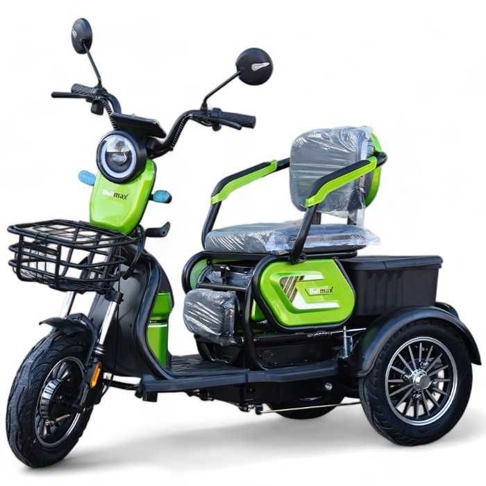 Електрическа Триместна Триколка FullMax С1 1800W мощният мотор -2025г.