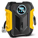 Compresor auto digital, lumina LED, DC 12V, cablu 3m, oprire automată